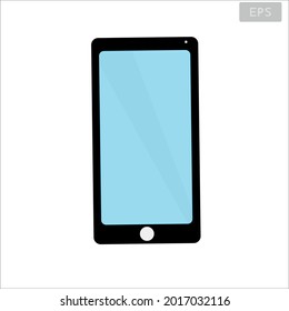 Icon smartphone clip art vector illustration, blank screen for your design. 3d illustration Icon smartphone.