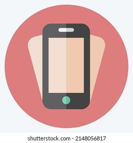 Icono Smartphone Shake. adecuado para el símbolo de interfaz web. estilo plano. diseño simple editable. vector de plantilla de diseño. ilustración de símbolo simple