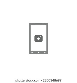 icon smartphone template design trendy