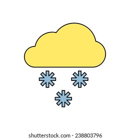 icon of snow
