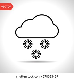 icon of snow