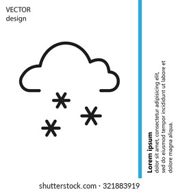 icon of snow