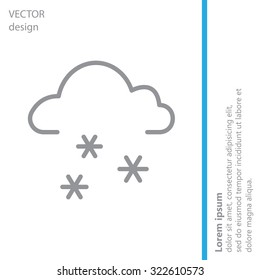 icon of snow