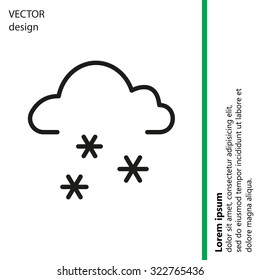 icon of snow