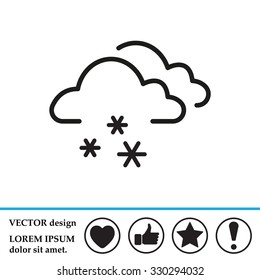icon of snow
