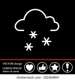 icon of snow