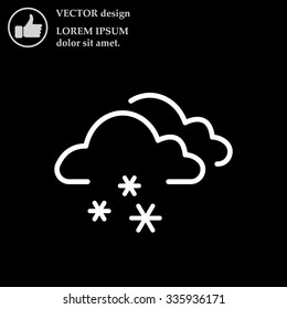 icon of snow