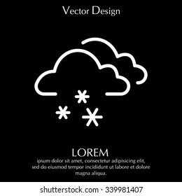 icon of snow