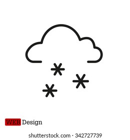 icon of snow