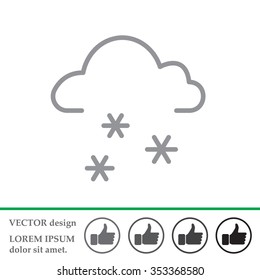 icon of snow