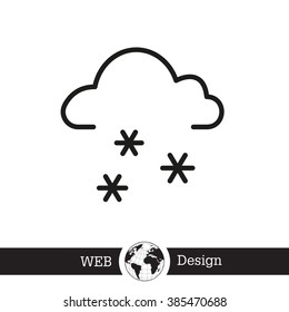 icon of snow