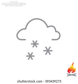 icon of snow