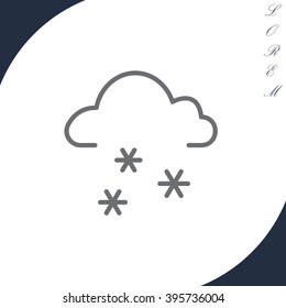 icon of snow