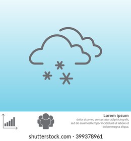 icon of snow