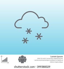 icon of snow
