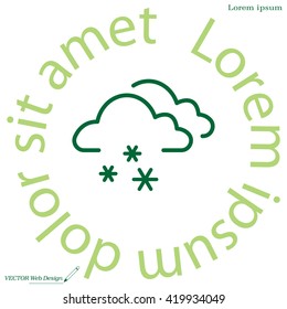 icon of snow