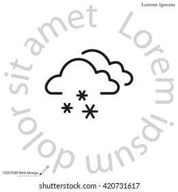 icon of snow