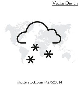 icon of snow