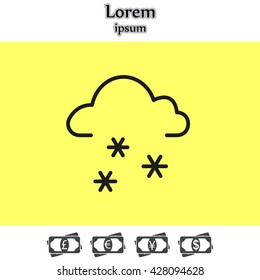 icon of snow