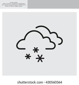 icon of snow