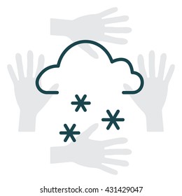 icon of snow