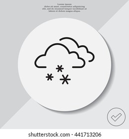 icon of snow