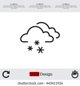 icon of snow