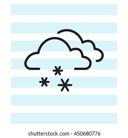 icon of snow