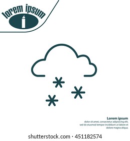 icon of snow