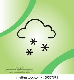 icon of snow