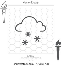 icon of snow