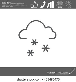 icon of snow