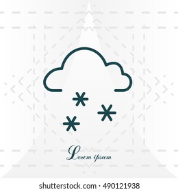 icon of snow
