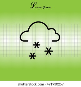 icon of snow
