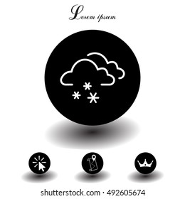 icon of snow