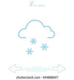 icon of snow