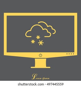 icon of snow