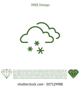 icon of snow