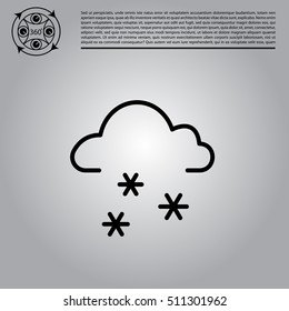 icon of snow