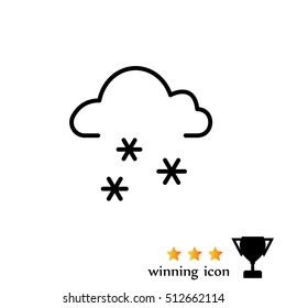 icon of snow