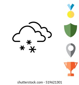 icon of snow