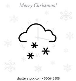 icon of snow