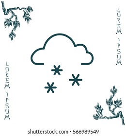 icon of snow