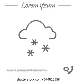 icon of snow