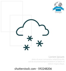 icon of snow