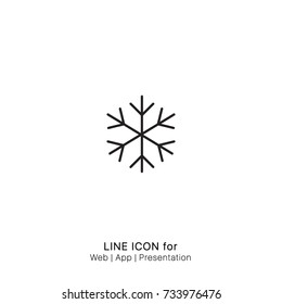 Icon snow graphic design single icon vector