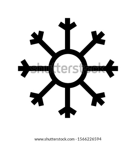 Icon snowflake christmas , logo proffesional template design vector , best logotype clean , outline solid background white business isolated emblem