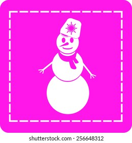 icon of snowman