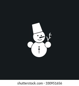 Icon snowman.