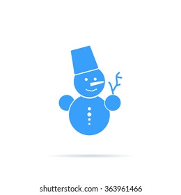 Icon snowman.